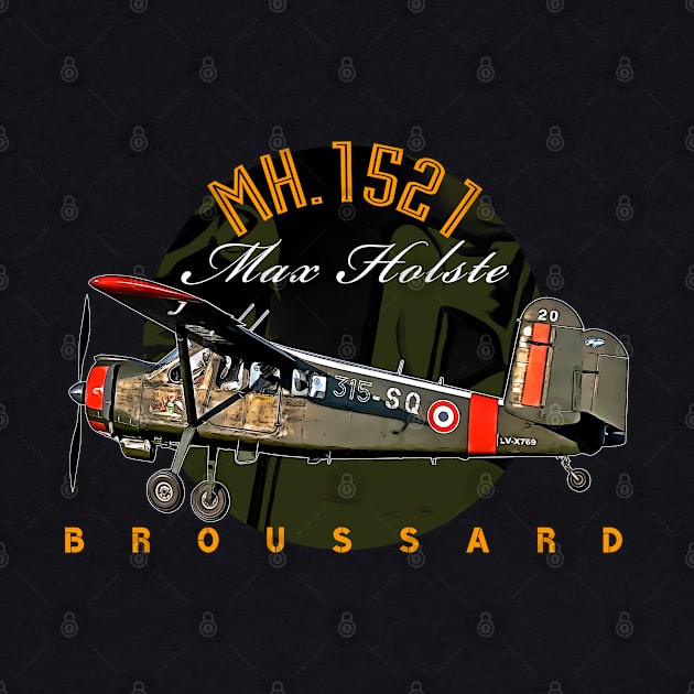 Max Holste MH.1521 Broussard Aircraft by aeroloversclothing